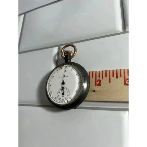Vintage Trotter Pocket Watch Timer Time Piece clock - Picture 12 of 12